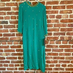 Kalki green XS kurta and pant set